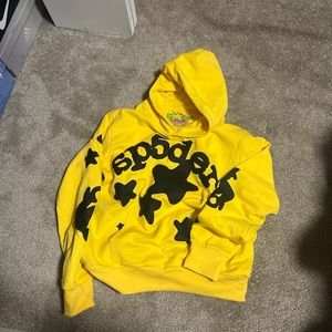 Sp5der Worldwide hoodie “yellow”
